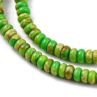 Synthetic Imperial Jasper Dyed Beads Strands G-K343-C39-02-1