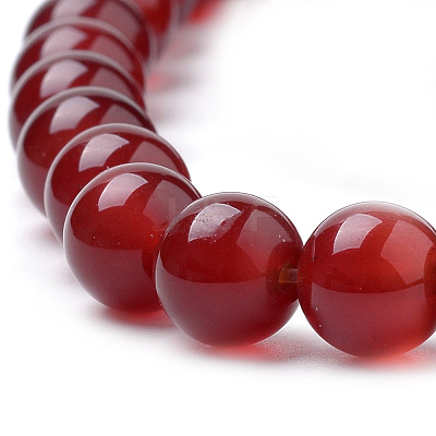 Natural Carnelian Beads Strands X-G-S259-32-10mm-1