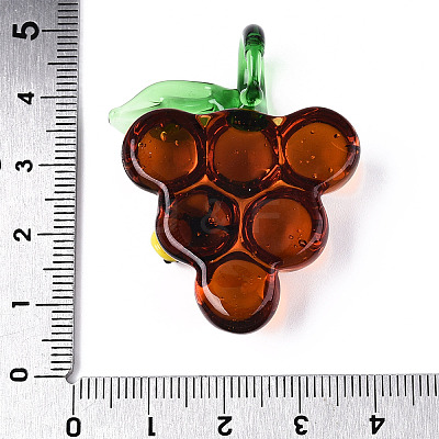 Handmade Lampwork Pendants LAMP-N034-14D-1