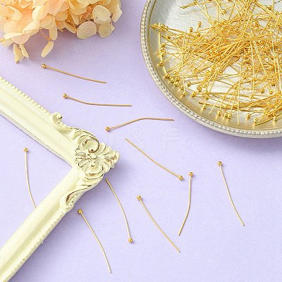 Brass Ball Head pins KK-YW0001-97A-G-1