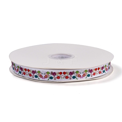 Easter Themed Polyester Grosgrain Ribbons OCOR-A005-01F-1