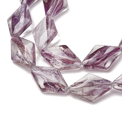 Transparent Handmade Lampwork Beads LA-CBAF0C8-02G-1