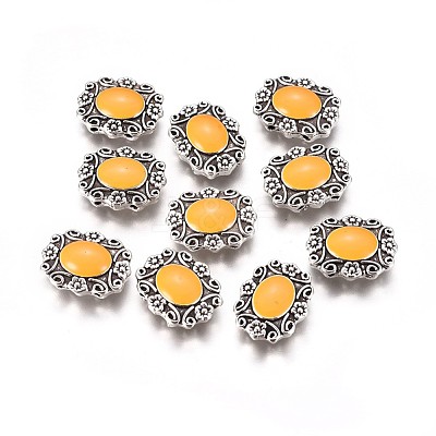 Alloy Enamel Multi-strand Links ENAM-G136-09AS-1