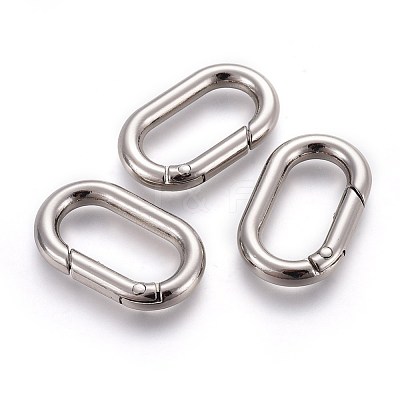 Zinc Alloy Key Clasps PALLOY-WH0056-02P-1