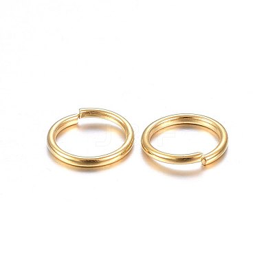 304 Stainless Steel Open Jump Rings STAS-O098-01G-01-1