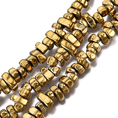 Electroplate Non-magnetic Synthetic Hematite Beads Strands G-T061-102L-1