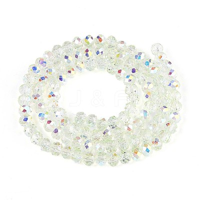 Transparent Glass Beads Strands EGLA-N016-4mm-06-1