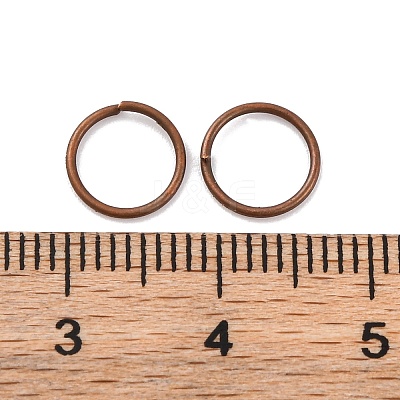 Brass Saw Cut Open Jump Rings KK-G514-01L-R-1