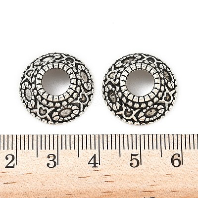 Tibetan Style Alloy Bead Cone TIBEB-L008-03AS-1