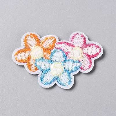 Computerized Embroidery Cloth Iron on/Sew on Patches DIY-P006-12-1