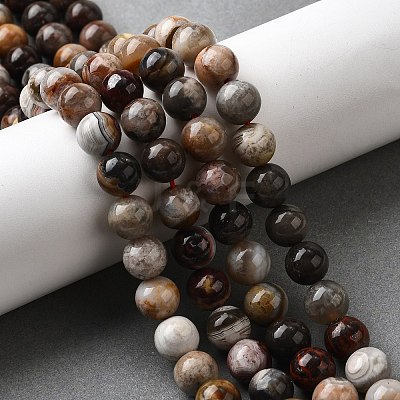 Natural Mexico Crazy Agate Beads Strands X-G-L615-A01-02-1