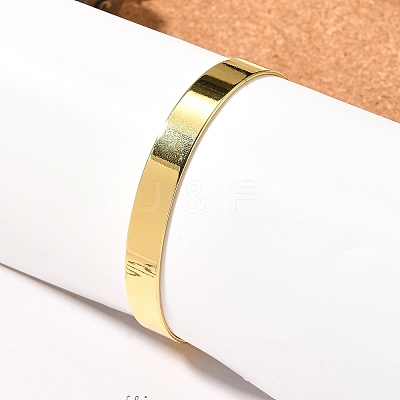 Brass Cuff Bangle BJEW-P168-E03-1