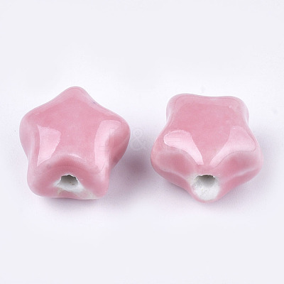 Handmade Porcelain Beads X-PORC-S498-49-1