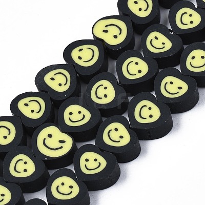 Handmade Polymer Clay Bead Strands CLAY-S096-033-1