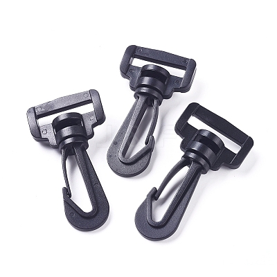 Plastic Swivel Lobster Claw Clasps KY-WH0020-23B-1