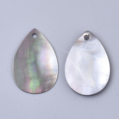 Black Lip Shell Pendants X-SSHEL-S251-35C-1