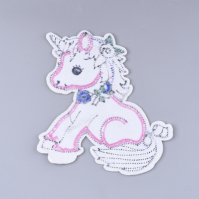 Computerized Embroidery Cloth Iron on/Sew on Patches FIND-T030-244A-1