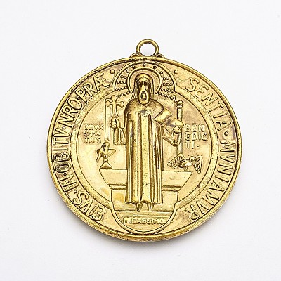 Tibetan Style Alloy Big Pendants LS-TIBEP-A17171-AG-LF-1