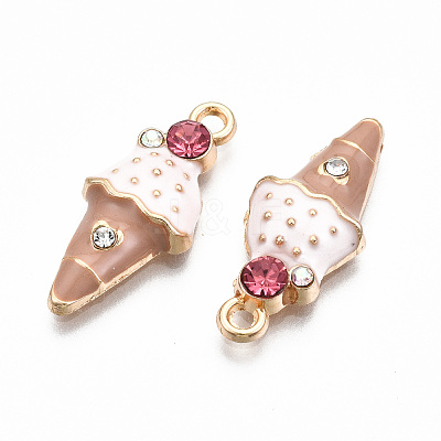 Alloy Enamel Pendants X-ENAM-S126-004A-RS-1