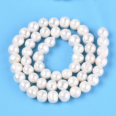 Natural Cultured Freshwater Pearl Beads Strands PEAR-N013-06R-01-1