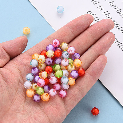Transparent Acrylic Beads X-TACR-S152-21E-1