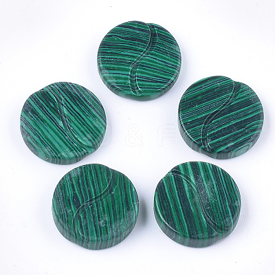 Synthetic Malachite Beads G-T125-02-1