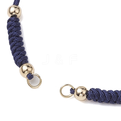 5 Colors Braided Nylon Cord Sets for DIY Bracelet Making AJEW-JB01239-1