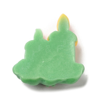 Christmas Theme Opaque Resin Cabochons LS-RESI-E043-01E-1