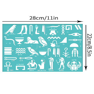 Self-Adhesive Silk Screen Printing Stencil X1-DIY-WH0338-263-1