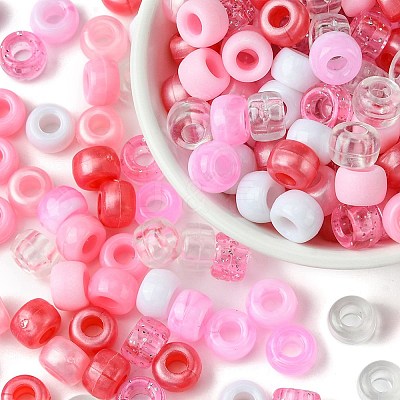 8 Styles Plastic Pearlized Beads KY-FS0001-21D-1