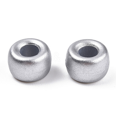 Spray Painted Plastic Beads KY-T025-01-G03-1