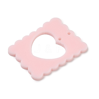 Opaque Acrylic Pendants FIND-K017-12C-1