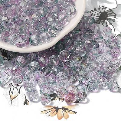 Transparent Colours Glass Round Beads SEED-F006-04A-07-1