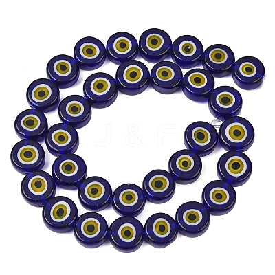Handmade Evil Eye Lampwork Beads LAMP-C028-02F-1