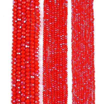Electroplate Opaque Solid Color Glass Beads Strands EGLA-A044-P1mm-L22-1