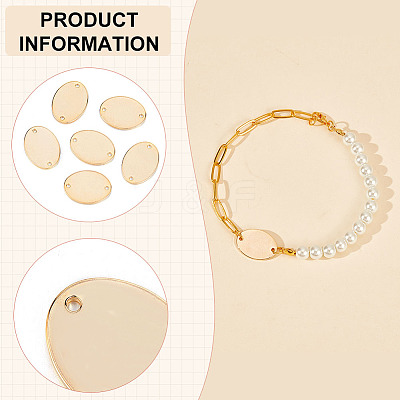 24Pcs Brass Connector Charms KK-BC0010-79-1