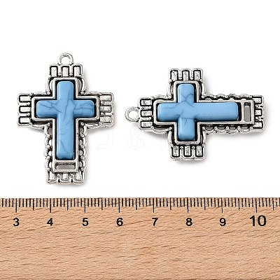 Synthetic Turquoise Pendants GG-XCP0001-02-1
