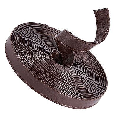 Flat PU Imitation Leather Cord LC-WH0006-05D-01-1