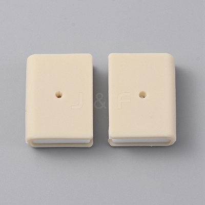 Book Shape Silicone Beads SIL-WH0002-93K-1