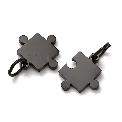 304 Stainless Steel Split Pendants PW-WG12405-02B-1