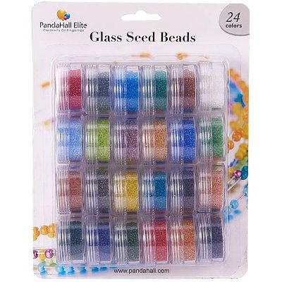 Glass Seed Beads SEED-PH0009-04-1