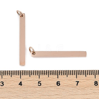 Ion Plating(IP) 304 Stainless Steel Pendants STAS-I311-14E-RG-1