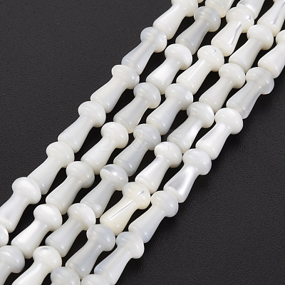 Natural Trochid Shell/Trochus Shell Beads Strands SSHEL-T014-44-1