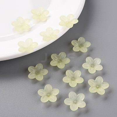 Frosted Acrylic Bead Caps MACR-S371-08A-728-1