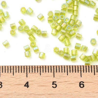 Transparent Colours AB Glass Seed Beads SEED-S042-19B-01-1