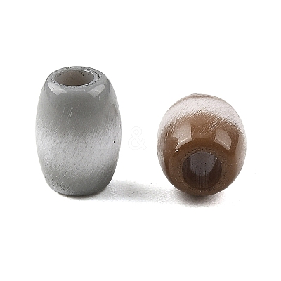 Opaque Acrylic European Beads OACR-Z036-04D-1
