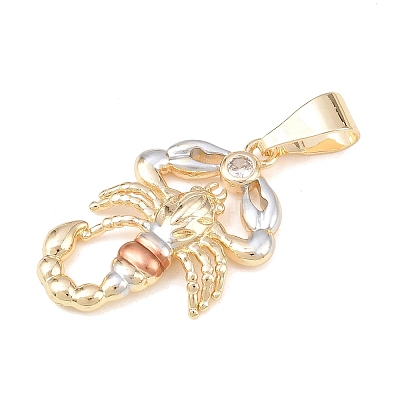 Brass Pendants KK-K409-02G-1