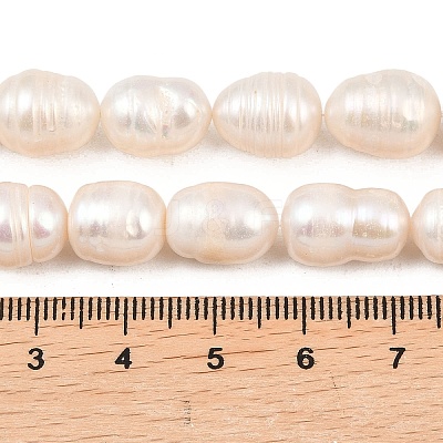 Natural Cultured Freshwater Pearl Beads Strands PEAR-F020-24A-1