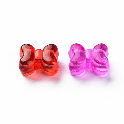 Transparent Acrylic Beads X-MACR-N013-004-1