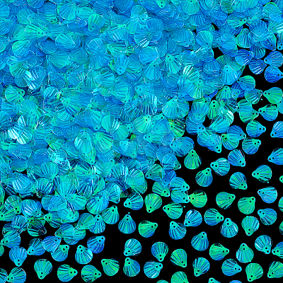 2000Pcs UV Plating Resin Charms RESI-NB0002-17B-1